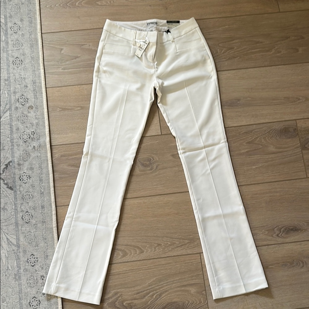 Express Cream Flare Women's Pants